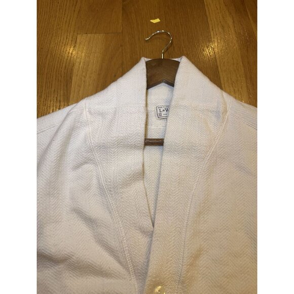 L&W Off-White Cardigan Size XL – Soft Knit Button Front Cozy Layer Timeless Clas - Picture 6 of 7